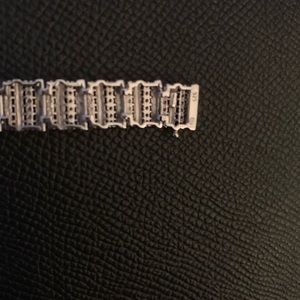 Diamond sterling silver